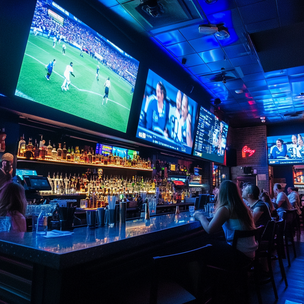 Exciting Sports Bar Atmosphere